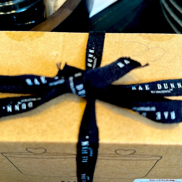 NWT RAE DUNN canisters ceramic BESTIES/CUTIES w/lids (organizers/makeup/office) - Picture 3 of 3